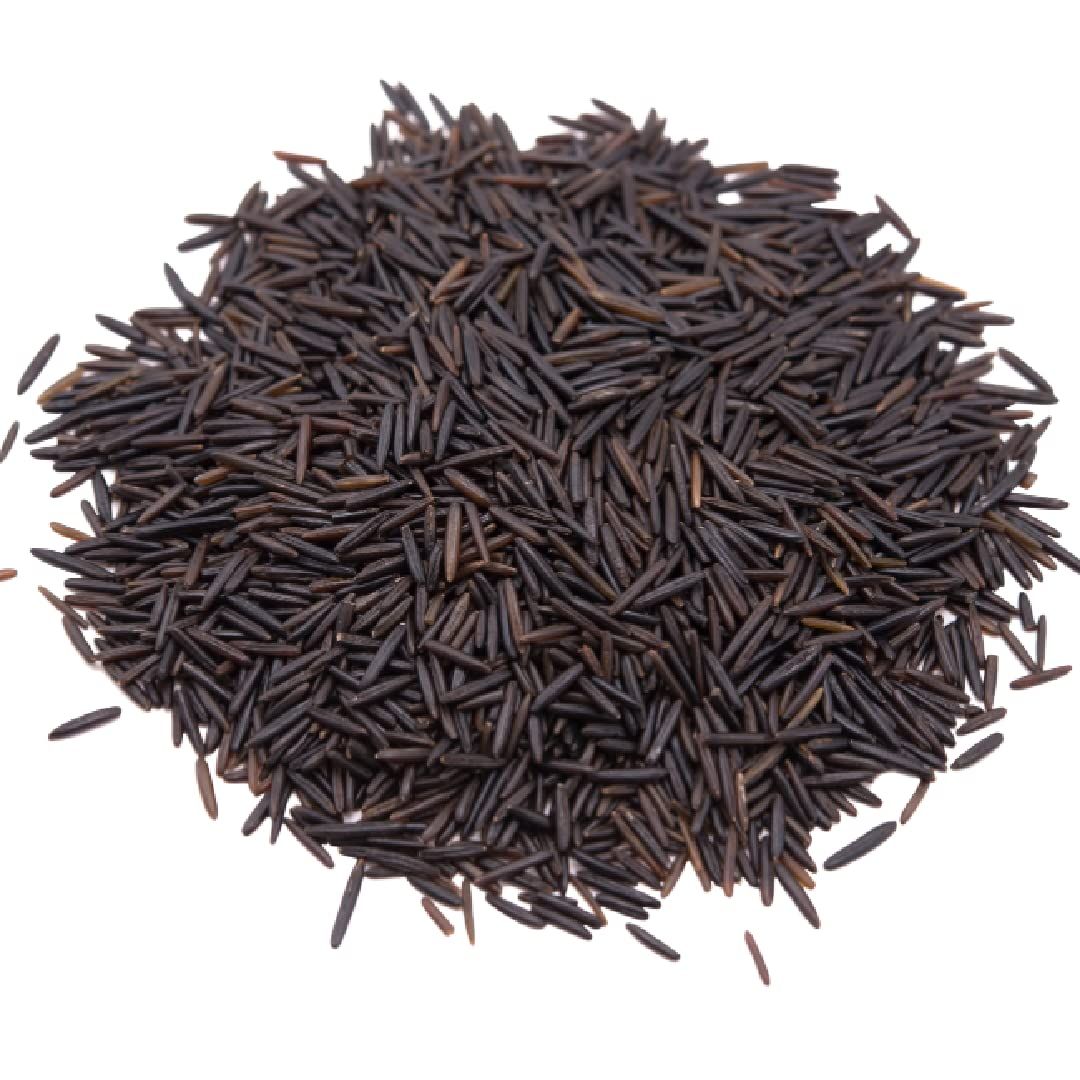 GERBS Wild Black Canadian Rice 2 LBS. Premium Grade | Top 14 Food Allergy Free | Freshly harvested packed in Resealable Bulk Bag | High in Protein, Fiber &amp; Antioxidants | Gluten Peanut Tree Nut Free