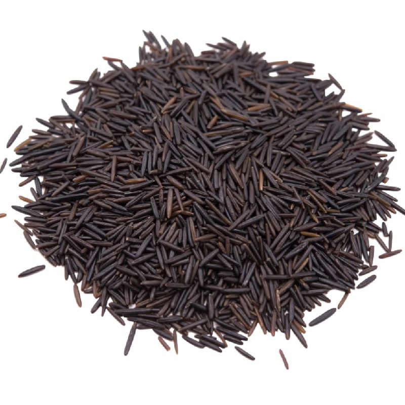 GERBS Wild Black Canadian Rice 2 LBS. Premium Grade | Top 14 Food Allergy Free | Freshly harvested packed in Resealable Bulk Bag | High in Protein, Fiber &amp; Antioxidants | Gluten Peanut Tree Nut Free