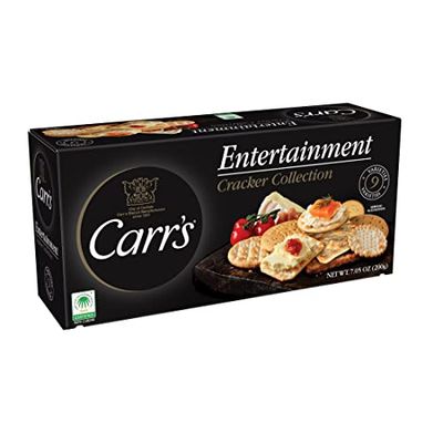 Carr&#39;s Entertainment Crackers, Snack Crackers, Party Snacks, Variety Pack, 7.05oz Box (1 Box)