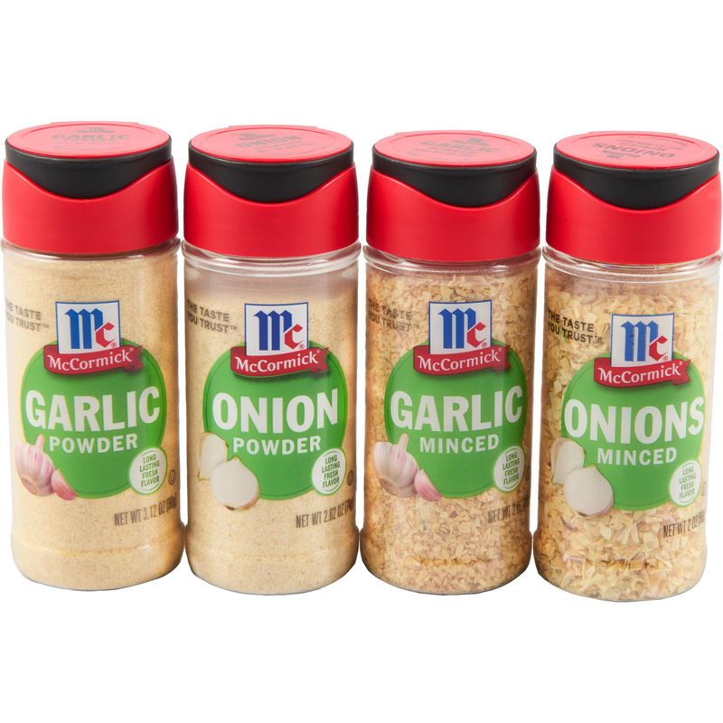 McCormick Garlic &amp; Onion 4 Count Variety Pack, 1.02 lb