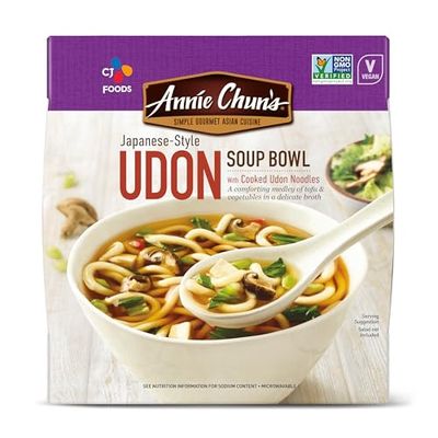 Annie Chun&#39;s Soup Bowl, Japanese Style Udon, Non GMO, Vegan, 5.9 Oz (Pack of 6)
