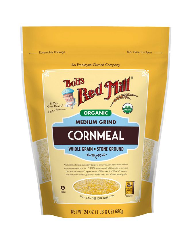 Bob&#39;s Red Mill Organic Medium Grind Cornmeal, 24 OZ