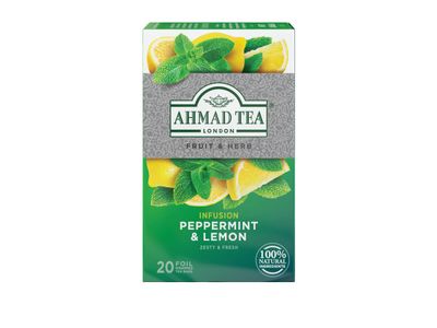 Ahmad Tea - Peppermint &amp; Lemon Tea 20 Bags - 30g