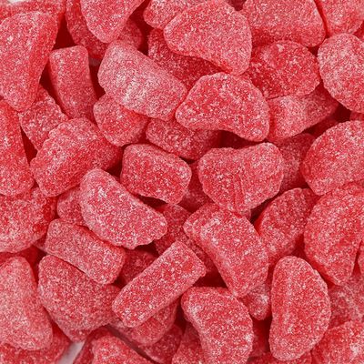 Red Cherry Slice Wedges Candy 5LB Bag