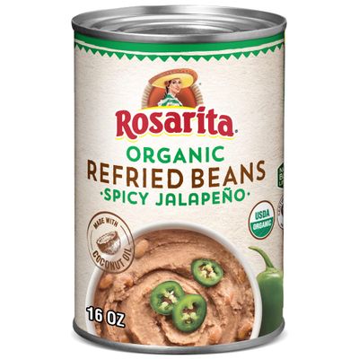 Rosarita Spicy Jalapeno Refried Beans, 16 0z.