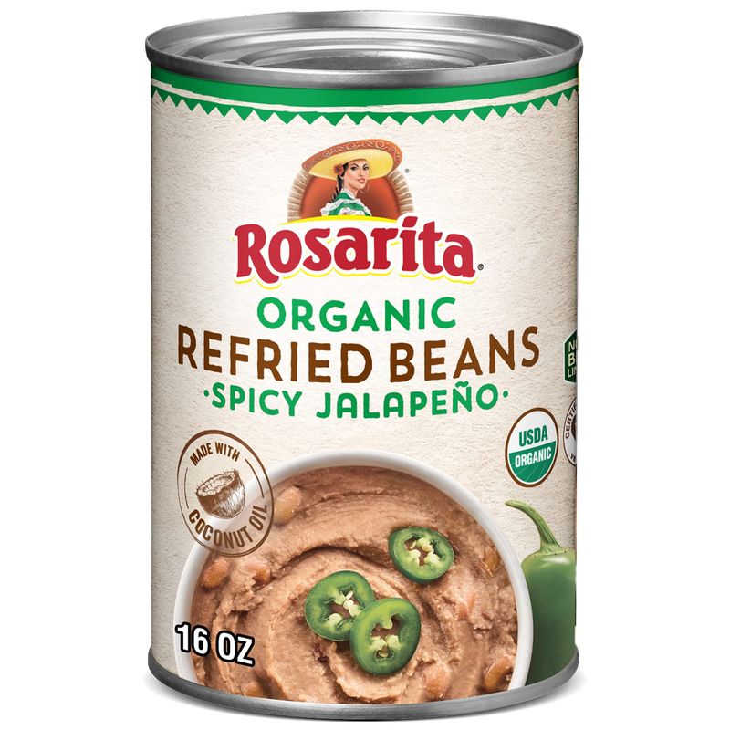Rosarita Spicy Jalapeno Refried Beans, 16 0z.