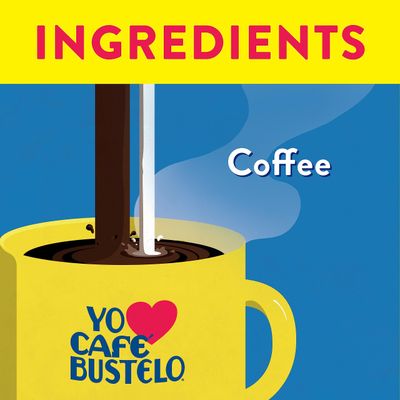 Caf Bustelo Espresso Dark Roast Ground Coffee Brick, 10 Ounces (Pack of 24)