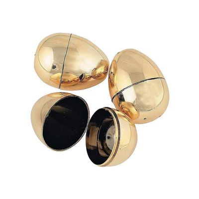 Fun Express Metallic Golden Easter Eggs, Pack of 12