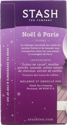 STASH TEA Christmas In Paris -Herbal Tea, 18 CT