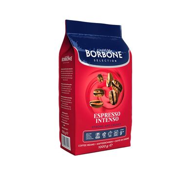 Caff Borbone Whole Bean Coffee, Espresso Intenso, Medium Roast, Premium Robusta Coffee Beans - Roasted and Freshly Packaged in Italy - 2.2 Pound Bag