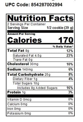 WOW Baking Company Gluten-Free Cookies, Snickerdoodle, 2.75 Ounce (Pack of 12)