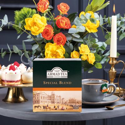 Ahmad Tea Black Tea, Special Blend Teabags, 100 ct - Caffeinated and Sugar-Free