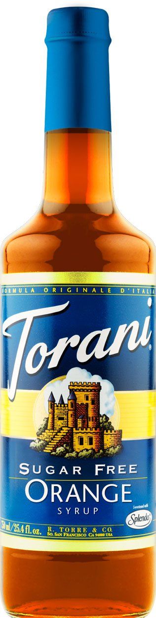 TORANI SF ORANGE, CS 12/750ML, 03-0811 (TORANI) R TORRE AND CO TORANI 750ML