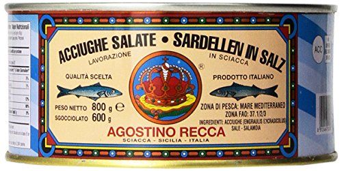 Recca, Anchovies In Salt Tin, 28.2 Ounce