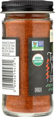Frontier Co-op Organic Tandoori Masala Seasoning, 1.8 Ounce Jar, Paprika, Cumin, Coriander, Garlic, Ginger, Cardamom, Kosher