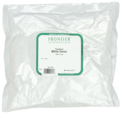 Frontier Co-op White Onion Powder, 1-pound Bulk Bag, Real Onion Taste Without The Tears, Kosher, Non GMO