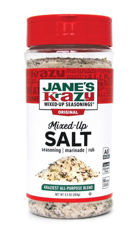 Jane&#39;s Krazy Seasonings Mixed Up Salt Canister, 9.5 Ounce