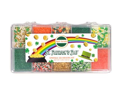 Mystic Sprinkles St. Patrick&#39;s Day Sprinkle Mixes (St. Patrick&#39;s Day Sprinkle Decorating Kit 5.7oz)