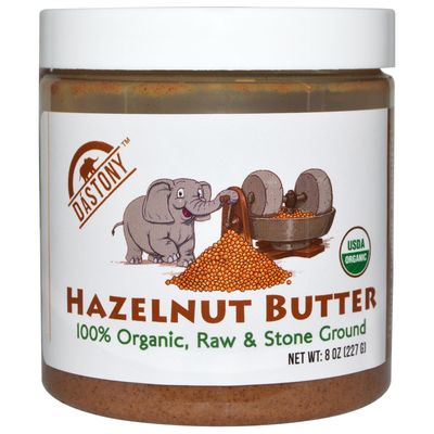 DASTONY Organic Hazelnut Butter, 8 OZ