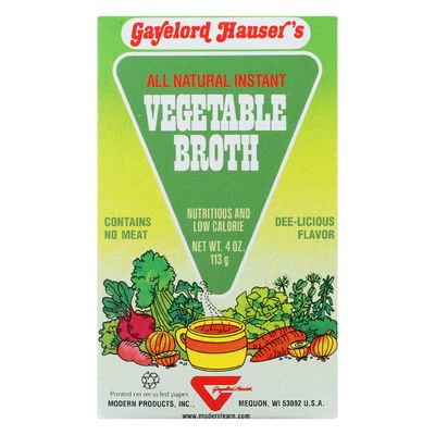 Hauser Vegetable Broth, 4 oz