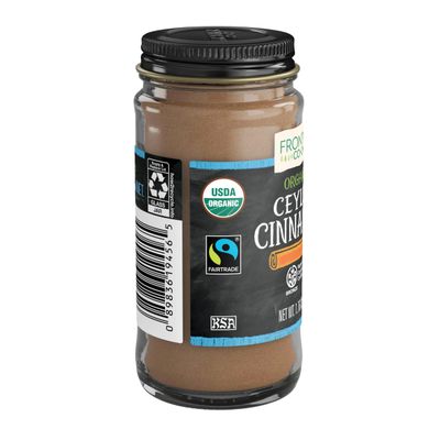 Frontier Natural Products Cinnamon, Og, Grnd Ceyln, Ft, 1.76-Ounce