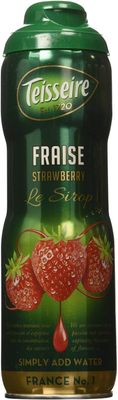Teisseire French Syrup Strawberry Drink concentrate 600ml (20 fl oz), One