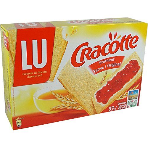 3 Boxes - Lu Cracottes Crisp Wheat Flour Slices Crackers 8.8 Oz, 3Pack