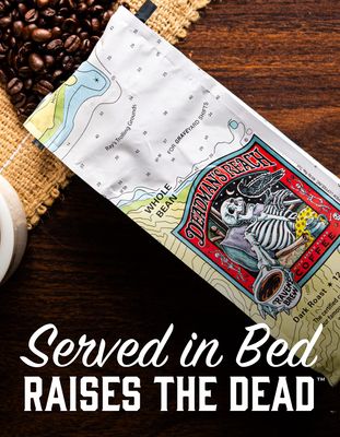 Raven's Brew Coffee 12 oz - Dark Roast - High Speed Blend with a Sweet Bite (Whole Bean, 5 LB)