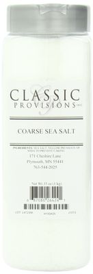 Classic Provisions Spices Sea Salt, Course, 35 Ounce (Pack of 6)