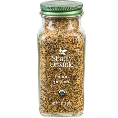 Simply Organic Lemon Pepper, Certified Organic | 3.17 oz