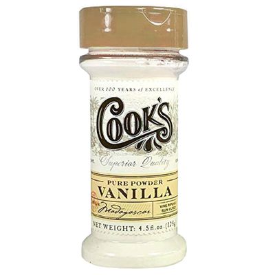 Cooks, Vanilla Powder, Worlds Finest Gourmet Fresh Premium Vanilla, 4.5 oz