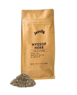 Jovvily Hyssop Herb (Cut &amp; Sifted) - 1lb - Herbal Tea - No Additives