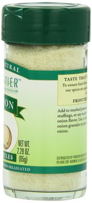 Frontier Natural Products Onion, White Granules, 2.29-Ounce