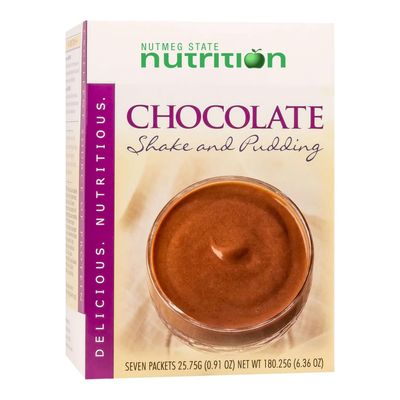Healthywise Pudding or Shake, Low Calories, High Protein, 15g Caseinate Protein, Aspartame Free, Low Fat, 7 Servings Per Box (Chocolate)