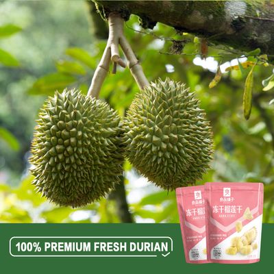 BESTORE Freeze Dried Durian Premium Thai Golden Pillow Crisp No Add Sugar Casual Snack Dried Fruit 3pack 36g
