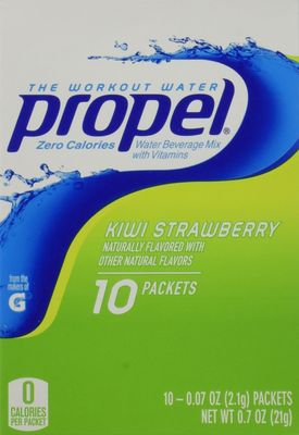 Gatorade Propel Powder Sticks Kiwi Strawberry, 10-count (Pack of 6)