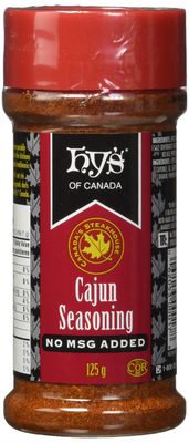Hy&#39;s of Canada, Cajun Seasoning, 125g/4.4oz., (Imported from Canada)