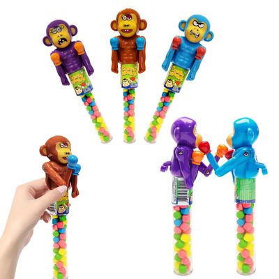 Fruidles Punch Monkey Candy Dispenser, Party Favor (3-Pack)
