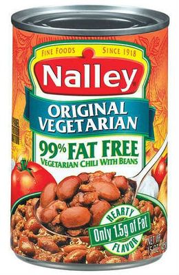 Nalley Original Vegetarian 99% Fat Free Chili (Pack of 3)