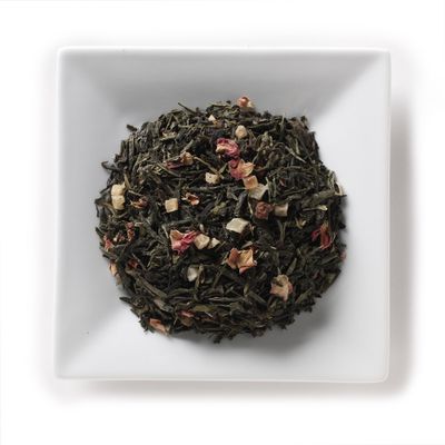 Mahamosa Passionfruit Green-White Tea 2 oz (with pineapple,papaya,strawberry), Flavored Loose Leaf (Looseleaf) Green Tea and White Tea Blend