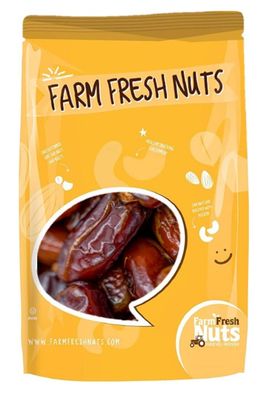 Dried Pitted Dates (2.5 Lbs.) - Best for healthy Snacking &amp; candy Certified Organic Grown, 0% added sugar, No Preservatives, High in Fiber &amp; Potassium, Non-GMO, Farm Fresh Nuts Brand.
