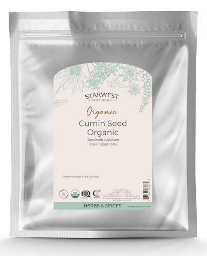 Starwest Botanicals Organic Cumin Seed, 1-pound Bag
