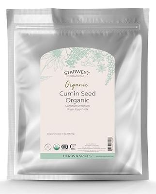 Starwest Botanicals Organic Cumin Seed, 1-pound Bag