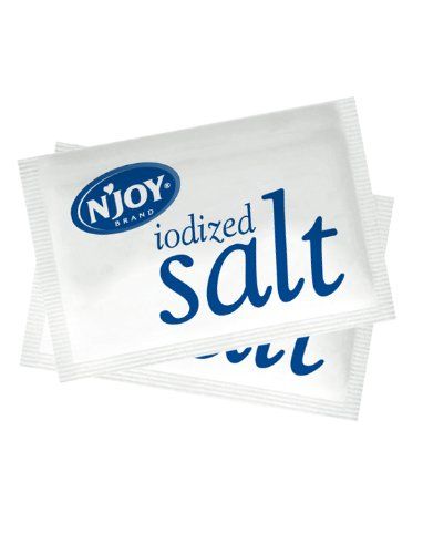 N&#39;Joy Salt | 0.5g Packets, 1000 Count | Single Serve Portion | Bulk Size