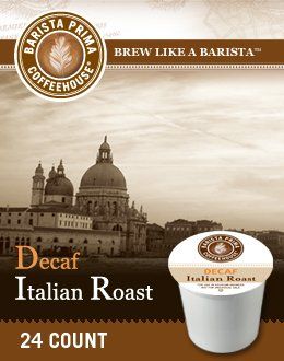 Barista Prima Decaf Italian Roast K-Cup Coffee 72 count