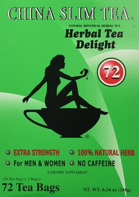 China Slim Dieter&#39;s Tea Delight, Large, 72-Count