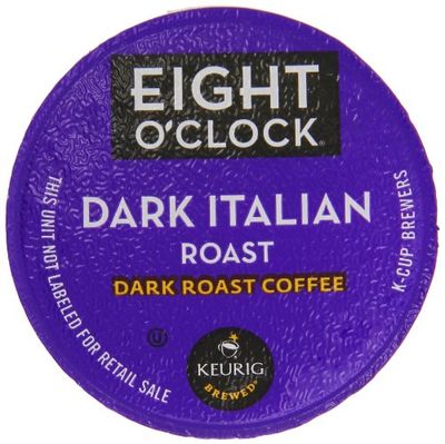 Eight O&#39;Clock Coffee Dark Italian Roast K-Cups, 24-Count (Pack of 2)