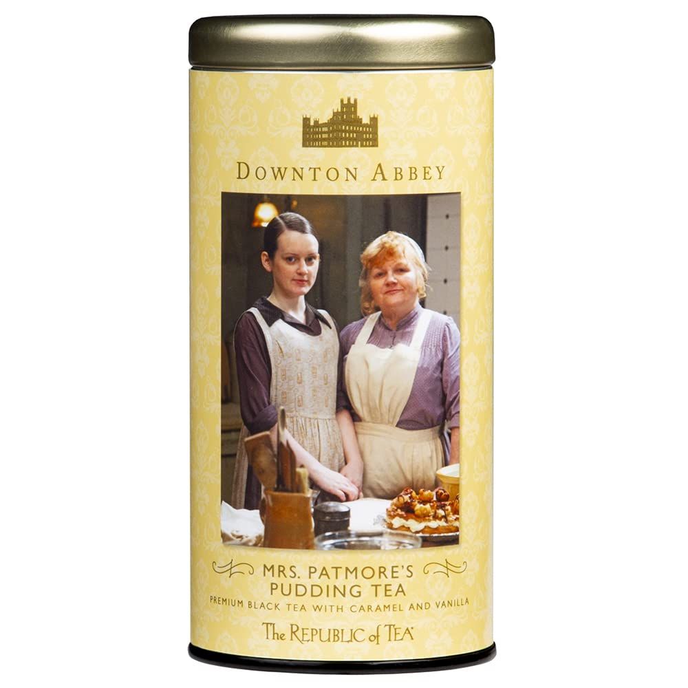 The Republic of Tea Downton Abbey Mrs. Patmore&#39;s Pudding Tea, 36 Tea Bags, Caramel Vanilla Black Tea