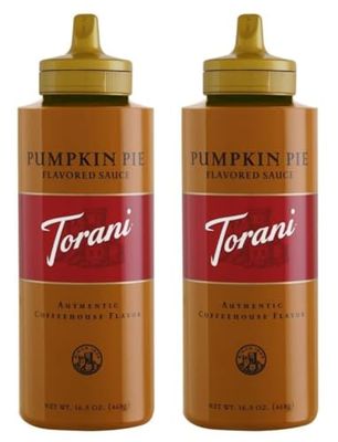 Torani Puremade Sauce, Pumpkin Pie, 16.5 Ounces (Pack of 2)