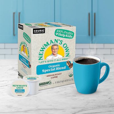 Newman's Own Organic Newman's Special Blend Coffee, K-Cup Portion Pack for Keurig K-Cup Brewers, 12-Count (Pack of 2)